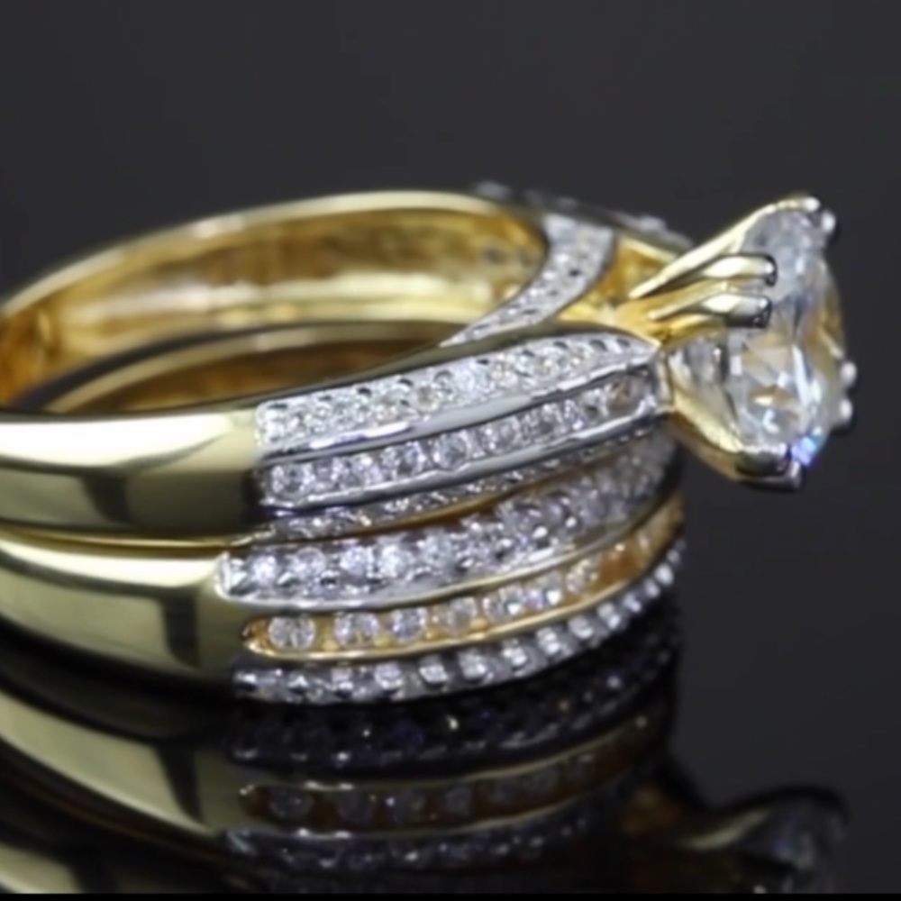 18k GOLD OVER STERLING SILVER